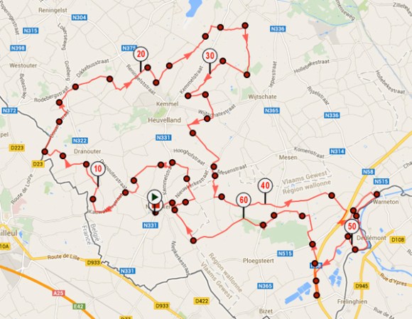 Parcours Nieuwkerque