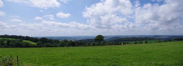 Randonnée en normandie. Entre VIre et Lisieux