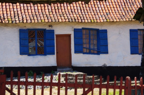 Ferme intérieur cour carrée