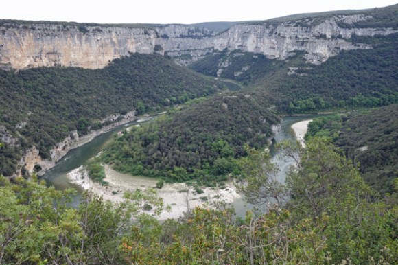 Les gorges de l'ardèche