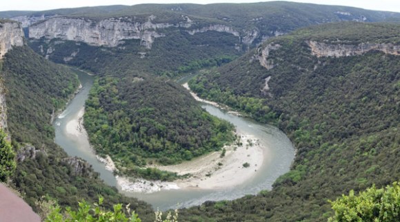Les gorges de l'ardèche