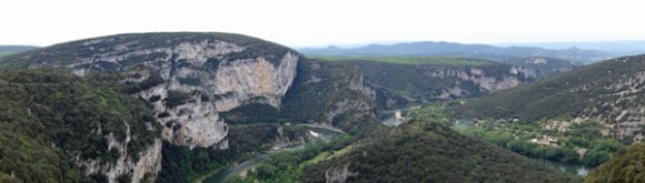 Les gorges de l'ardèche