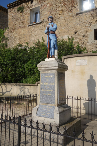 Les gorges de l'ardèche - Monument aux morts Saint Alexandre