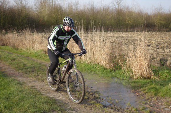 Premiere sortie d'hiver VTT - Roost Warendin 2016 45